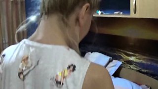 Older Step-Sister Dominated by Younger Brother