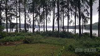 Fucking Slut at the Lake House and Cumming in Her Mouth