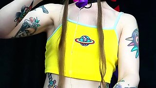 Cute blonde amateur webcam teen masturbating