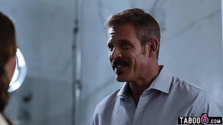 Batty man son-in-law lurks it from step-dads