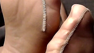 Suntan Pantyhose Feet Toe Fetish