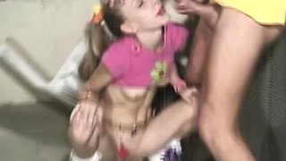 Young Blond Teen fucking old fart