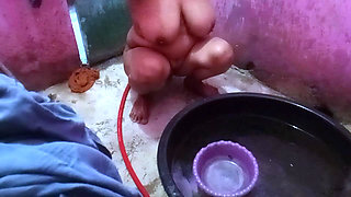 My Stepmom Always Films Herself in the Shower to Show off Her Big Firm