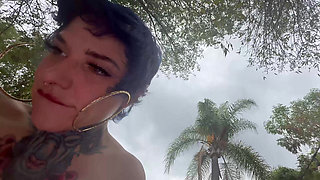 POV Anal Fuck with Hot Tattoed Babe Badmomtiti