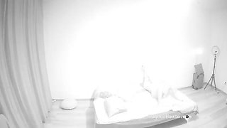 Amateurs fucking in the evening by VoyeurHouse.com: Cowgirl, Webcam  Fetish Porn