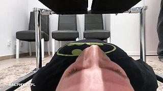 Cuckold Creampie Cleanup Twice From Pussy and Ass and Pee Femdom Facesitting