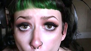 Hot amateur teen blowjob and facial HD video