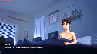 Deepthroat Blowjob From Super Hot MILF - Summertime Saga 3D Animated Porn Game
