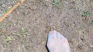 Feet step softly