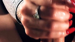 She Makes Me Moan While Jerking Me off - Huge Cum & Real Amateur Orgasm