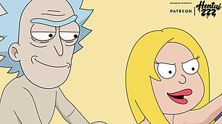 Francine American Stepdad Crossover Rick and Morty Porn Video