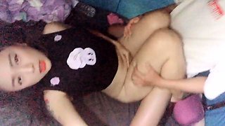 Asian School Girl Goes Wild Camping with Seniors