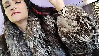 She Gets Messy Cumshots and Total Fur Coat Destruction