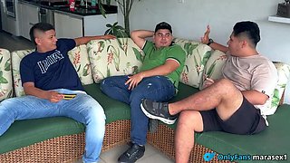 Friendly Visit Turns Wild! Slutty Sex with MaRaSexx & MeGanSxx - Amateur MILF Creampie POV