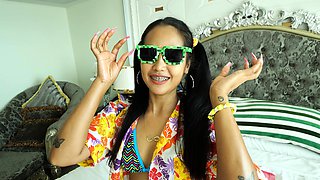 Songkran with big ass Thai MILF GF