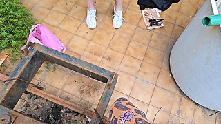 POV Your Girlfriend Suck Youu Cock in Spooky Place