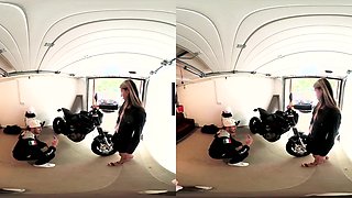 The Garage - Voyeur Version; Blonde Leather Babe