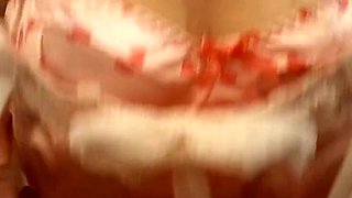 French amateur in satin lingerie gets pussy fucked doggy style, sucks balls, ass to mouth, spanked and cumshot - Sexy O2