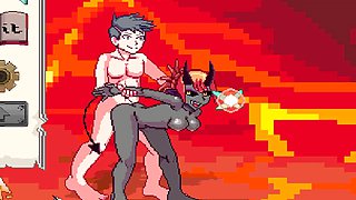 Getting wild in the deepest parts of hellhounds with busty Kappy Kuu