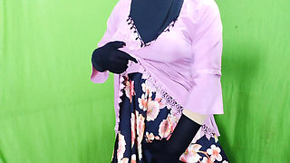 Muslim Hijabi Beautiful Housewife Fucking with Neighbor - With Clear Bangla Audio