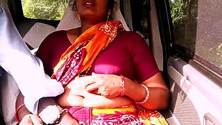 Car Sex.desi Stepmom and Stepson Long Drive for Fucking. Telugu Dirty Talks.